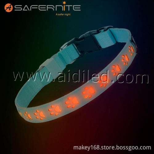 Free Sample Wholesale Led Light-Up Pet Dog Collar